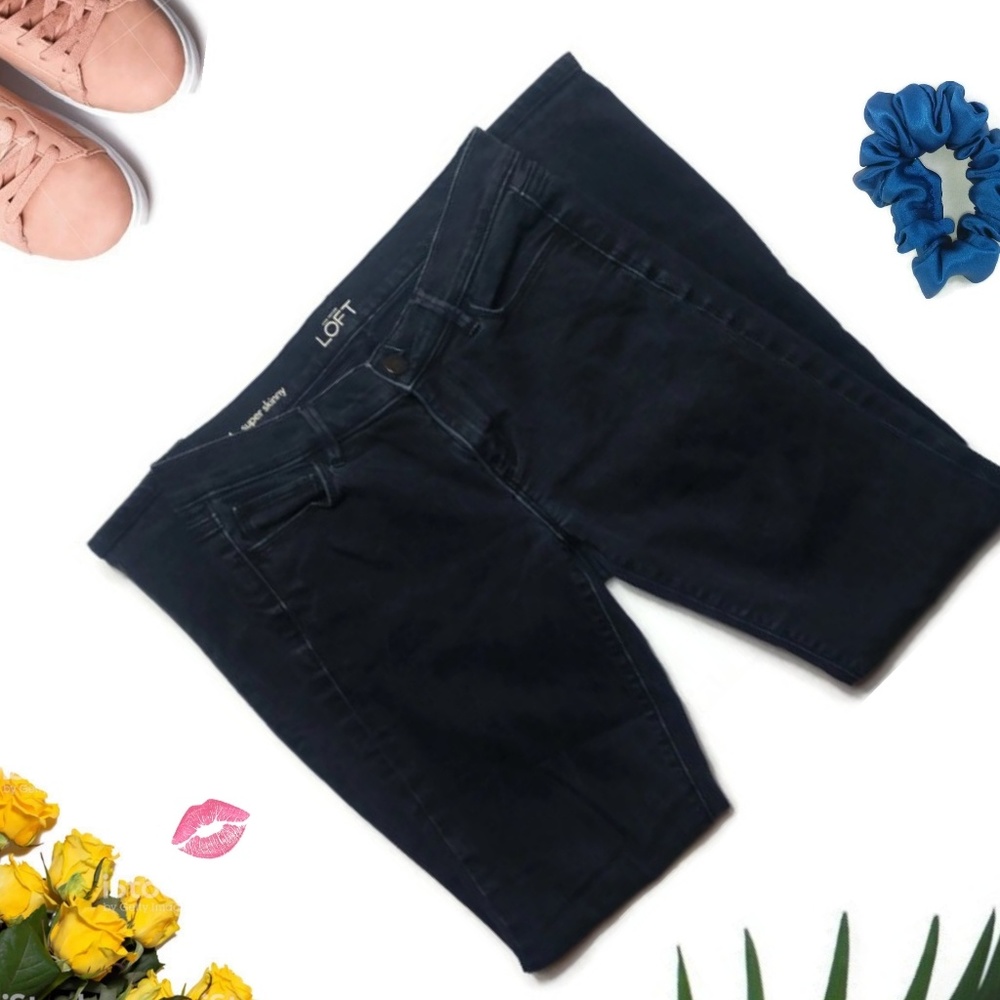 Ann Taylor Loft Super Skinny Jeans Size 27/4